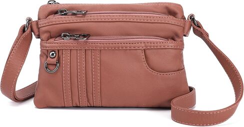 MINICAT جيوب ثلاثية جيوب صغيرة عبر الجسم محفظة الهاتف الخليوي حقائب الكتف للنساء in Kuwait