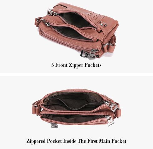 MINICAT جيوب ثلاثية جيوب صغيرة عبر الجسم محفظة الهاتف الخليوي حقائب الكتف للنساء in Kuwait