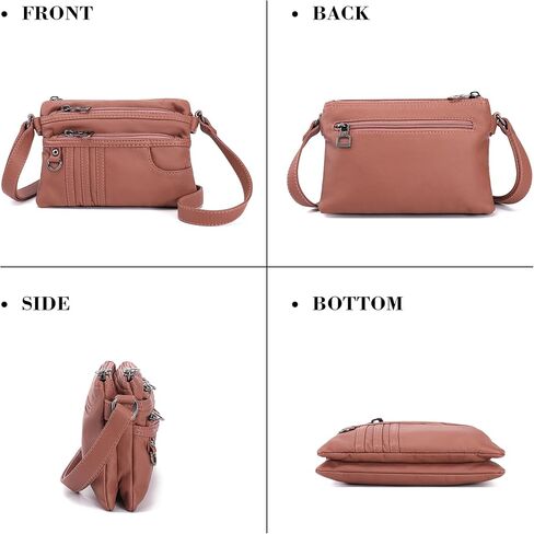 MINICAT جيوب ثلاثية جيوب صغيرة عبر الجسم محفظة الهاتف الخليوي حقائب الكتف للنساء in Kuwait
