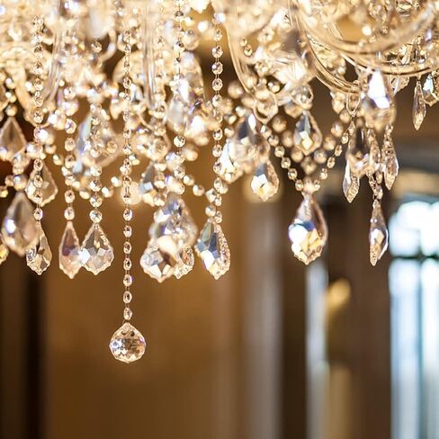 5Pcs 20mm Clear Crystal Ball Prism Pendant Faceted Prism Glass Chandelier Feng Shui Suncatcher Hanging Ball Pendant for Lamp Lighting Rainbow Maker Windows in Saudi Arabia
