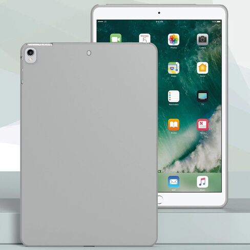 حافظة لجهاز iPad الجيل التاسع/iPad الجيل الثامن/iPad الجيل السابع (10.2 بوصة، موديل 2021/2020/2019)، غطاء حماية رفيع وناعم للكمبيوتر اللوحي iPad 10.2 بوصة، أسود in Saudi Arabia
