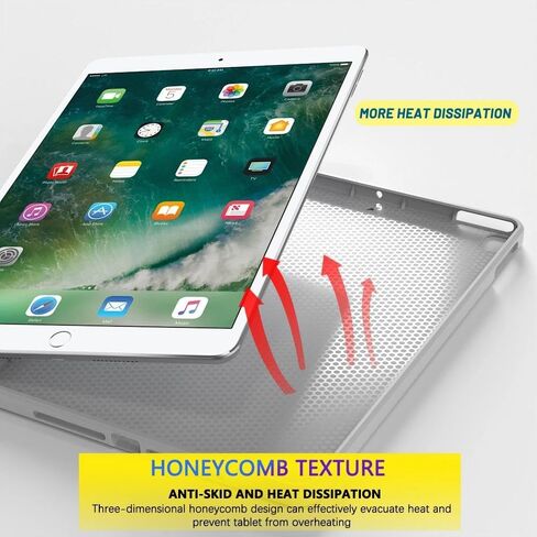 حافظة لجهاز iPad الجيل التاسع/iPad الجيل الثامن/iPad الجيل السابع (10.2 بوصة، موديل 2021/2020/2019)، غطاء حماية رفيع وناعم للكمبيوتر اللوحي iPad 10.2 بوصة، أسود in Saudi Arabia
