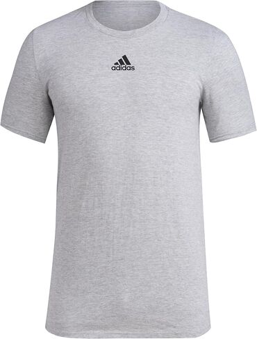 adidas Mens SS Pregame Bos Tee Medium Grey Heather MD in Saudi Arabia