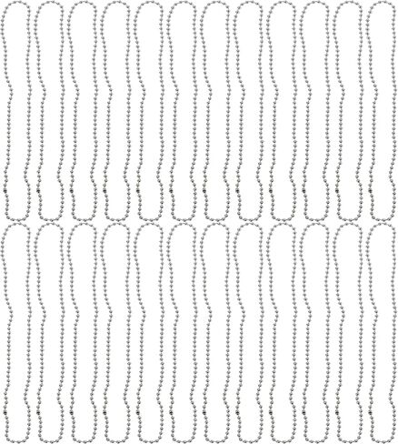 قلادات LUV HER المزينة بالخرز مكونة من 24 قطعة - إكسسوارات الحفلات للفتيات والنساء - ملابس احتفالية ولعب تظاهري in Kuwait