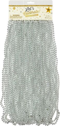 قلادات LUV HER المزينة بالخرز مكونة من 24 قطعة - إكسسوارات الحفلات للفتيات والنساء - ملابس احتفالية ولعب تظاهري in Kuwait