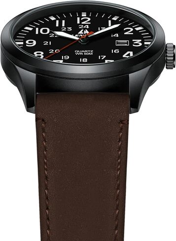 LN LENQIN Mens Watches Unisex Military Watches Sport Nylon Strap Stylish Luminous Fashion Watches Analog Quartz Watches for Men Waterproof Army Tactical Casual Wristwatch in Kuwait