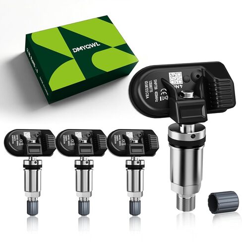 TPMS مبرمج مسبقًا متوافق مع إطار Chevy&GMC-Silverado 1500 (2015-2020/433Mhz)، Blazer(2019-2021/433Mhz)، Sierra 1500(2016-2020/433Mhz)، Acadia(2016-2023/433Mhz) المستشعر، OE#13598773 (4 قطع) in Kuwait