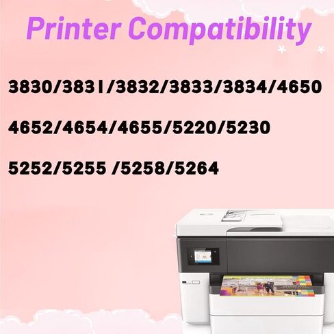 63XL 63 XL استبدال خرطوشة الحبر المتوافقة لـ 3830 3831 3832 3833 3834 4650 4652 4654 4655 5220 5230 5252 5255 5258 5264 1110 1111 1112 الطابعات in Kuwait