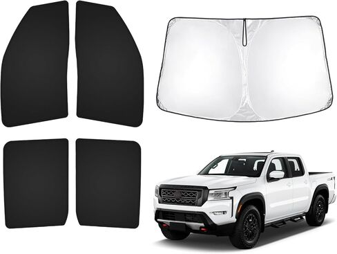 T TGBROS Window Sunshade Custom Fit for 2020-2023 2024 Chevrolet Silverado 2500 3500 Accessories Windshield Side Rear Window Full Set Car Sun Shades Blocks UV Rays Keeps Your Vehicle Cool 5PCS in Saudi Arabia