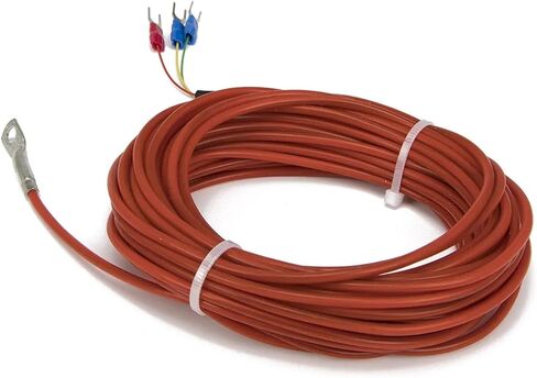 FTARR02 PT100 Type 10m Silica Gel Cable 5mm 6mm Diameter Hole Ring Head RTD Temperature Sensor WZPT(5mm Hole) in Kuwait