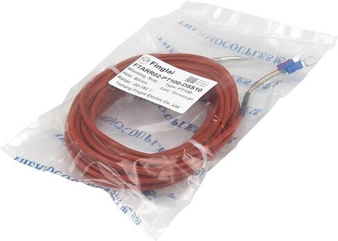 FTARR02 PT100 Type 10m Silica Gel Cable 5mm 6mm Diameter Hole Ring Head RTD Temperature Sensor WZPT(5mm Hole) in Kuwait