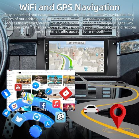 EKAT [2+64G] ستيريو سيارة Android لسيارة BMW X5 E39 E53 1998 1999-2006 - Carplay اللاسلكي وAndroid Auto - راديو بشاشة تعمل باللمس 9 بوصة مع EQ DSP، GPS، WiFi، SWC + AHD كاميرا احتياطية، ميكروفون in Saudi Arabia