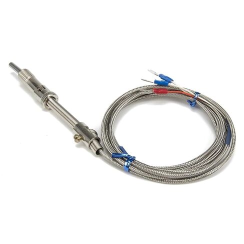 FTARS01 PT100 Type 2m Cable M12 Pressure Spring Head Temperature Sensor WZPT-01(B Grade M12 1.5) in Saudi Arabia