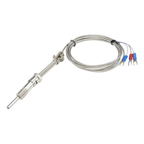 FTARS01 PT100 Type 2m Cable M12 Pressure Spring Head Temperature Sensor WZPT-01(B Grade M12 1.5) in Saudi Arabia