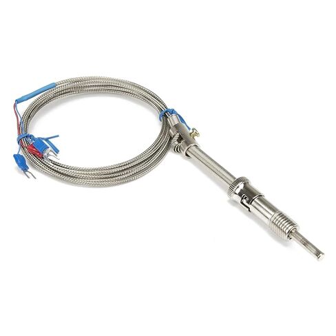 FTARS01 PT100 Type 2m Cable M12 Pressure Spring Head Temperature Sensor WZPT-01(B Grade M12 1.5) in Saudi Arabia