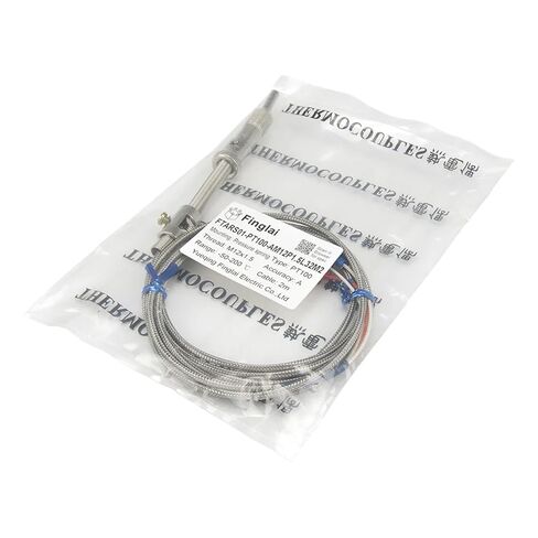 FTARS01 PT100 Type 2m Cable M12 Pressure Spring Head Temperature Sensor WZPT-01(B Grade M12 1.5) in Saudi Arabia