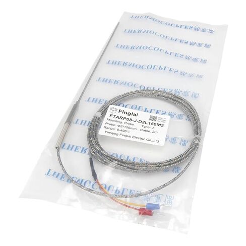 FTARP08 K J Type 2m Metal screening Cable 150mm Flexible Probe sheathed thermocouple Temperature Sensor in Saudi Arabia