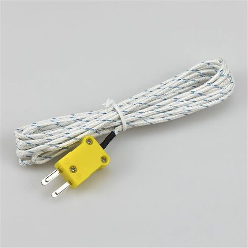 2 قطعة TP-01 K نوع 3 متر سلك كابل رئيس التوصيل اتصال الحرارية استشعار درجة الحرارة ل TM-902C TES-1310 in Saudi Arabia