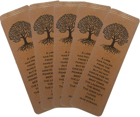 Red Cardinal Bookmarks with Sympathy Poem - Funeral Favors for Guests - Bulk Set of 20 - Hand Out at Celebration of Life, Memorial in Kuwait