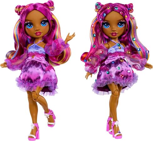 Rainbow High Be Dazzling Fashion Dolls- Noemie Violette (Purple) with Bedazzler Tool and Sparkle Gems in Saudi Arabia