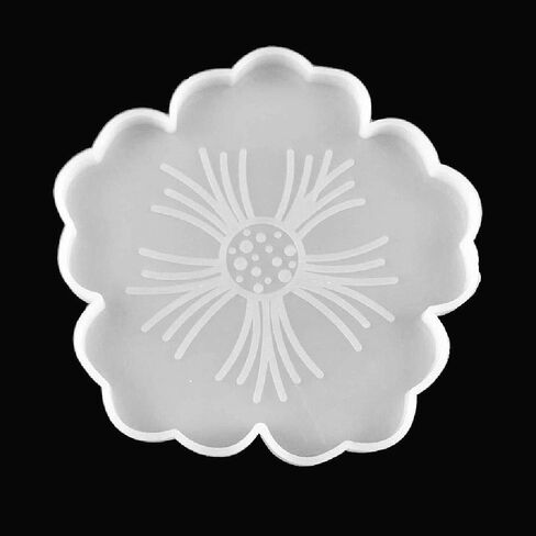 Large Flower Shape Resin Molds Silicone Tray for Fruit Cup Agate Platter Epoxy Resin Molds Art in Saudi Arabia
