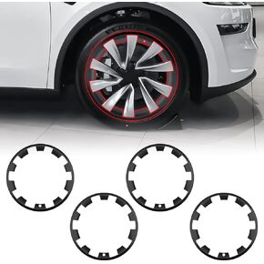 Model Y Wheel Rim Protector, 4 PCS 20 Inches ABS Rim Hubcaps for Model Y Accessories 2020-2024, Wheels Rim Protection Accessories (Matte Black, 20") in Saudi Arabia