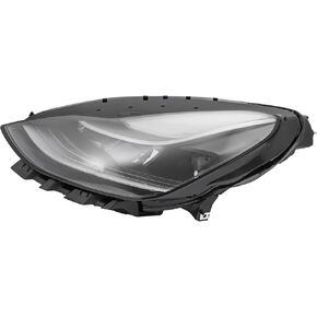 مجموعة المصابيح الأمامية LED مصفوفة متوافقة مع الجانب الأيسر + الأيمن للسائق والركاب، مصابيح أمامية بديلة مباشرة، سيارة مطابقة مثالية لـ 2021 2022 2023 Tesla Model 3/Y (يمين) in Kuwait