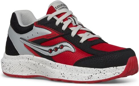 Saucony Cohesion KDZ (Big Kids) Sneaker, Black/Red, 4 US Unisex in Saudi Arabia