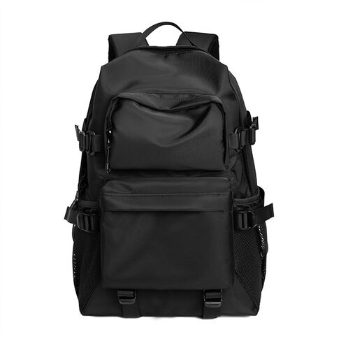 Men's Carry On Travel Backpack - 13 Inch Laptop Compartment, Large Capacity Waterproof Black Bag for Outdoor Hiking in Saudi Arabia