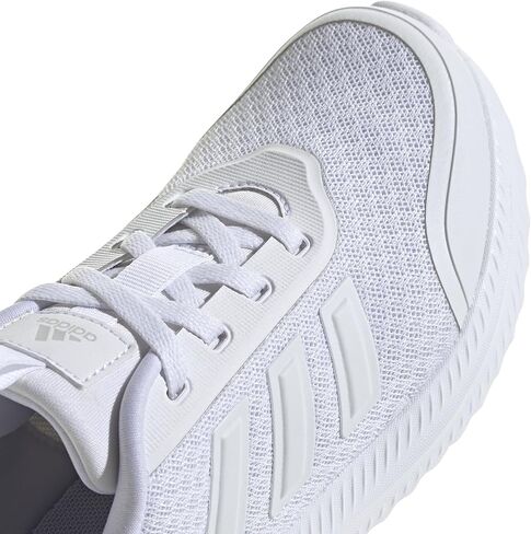 حذاء رياضي adidas X_PLR Path، أبيض/أبيض/رمادي، مقاس 4.5 US للأطفال الكبار in Saudi Arabia