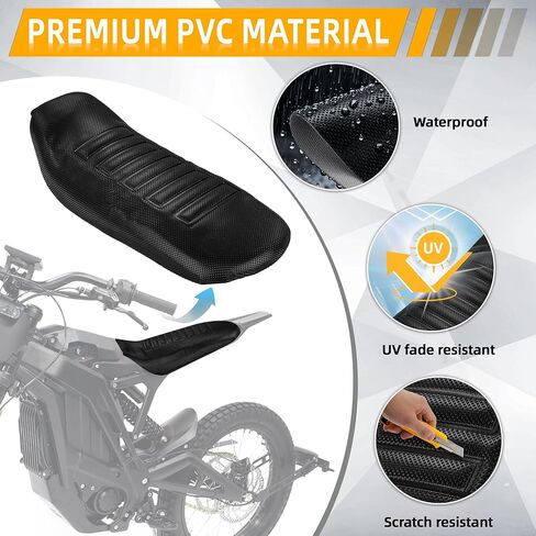 غطاء مقعد eRide Pro، غطاء وسادة مقاوم للماء وغير قابل للانزلاق للدراجة الترابية الكهربائية E Ride Pro S/SS 2.0/SS 3.0/SR-أسود in Kuwait