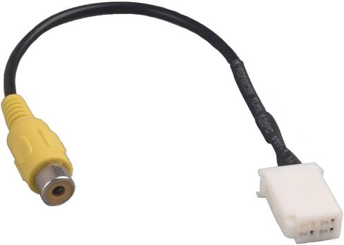 Car Navigation System Reversing Rear View Camera Adapter Cables for Toyota Camry 4pin DVD in Saudi Arabia