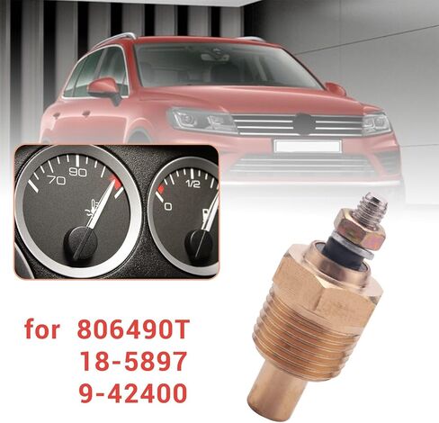 Golden Water Temperature Sensor Replace for Mercury Mercruiser 806490T for Sierra 18-5897 for Mallory in Saudi Arabia