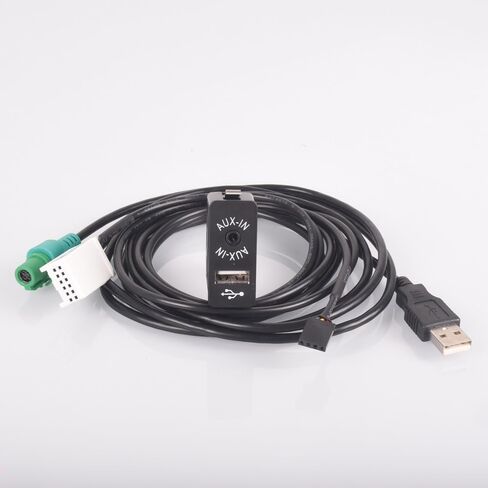Car USB AUX in Plug Input Socket Adapter for BMW E60 E61 E63 E81 E87 E90 F10 F12 E70 X1 X3 X5 for Mini for Cooper R56 in Saudi Arabia