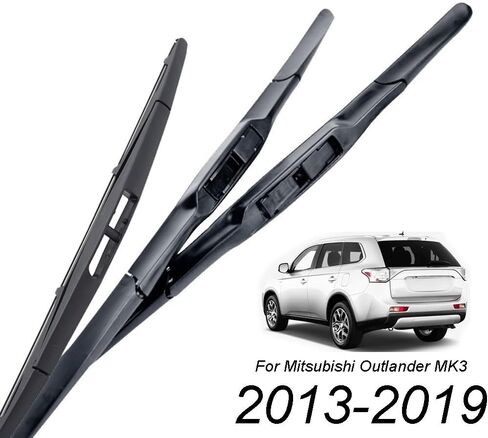 Windscreen Wiper Blades For Mitsubishi Outlander GF GG ZJ ZK 2013-2019 Front Rear Window 2014 2015 2016 2017 2018 in Saudi Arabia