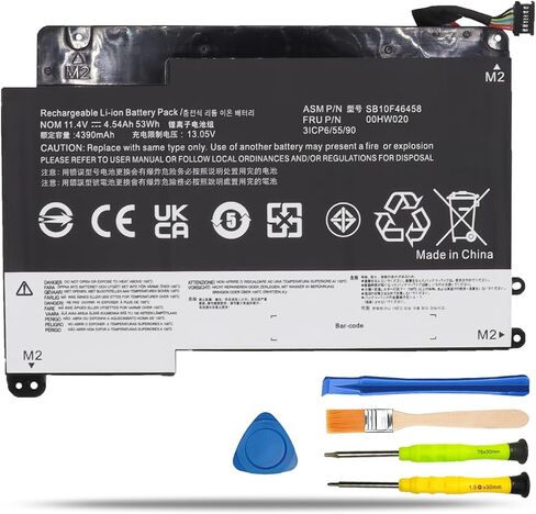 استبدال بطارية الكمبيوتر المحمول L18M4P71 01AY969 لجهاز Lenovo ThinkPad X1 Extreme الجيل الأول/الجيل الثاني ThinkPad P1 الجيل الأول/P1 Gen 2 Series 01YU911 5B10W13953 5B10V98091 SB10Q76929 L17C4P72 15.36V 80Wh in Saudi Arabia