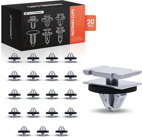 A-Premium 50 قطعة (9 مم) مشابك تثبيت للسيارة مصنوعة من النايلون متوافقة مع Chevy Equinox Malibu Cruze Impala Tahoe Jeep Grand Cherokee GMC Terrain Yukon Buick Cadillac Pontiac Saturn in Kuwait