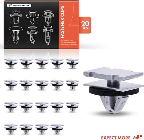 A-Premium 50 قطعة (9 مم) مشابك تثبيت للسيارة مصنوعة من النايلون متوافقة مع Chevy Equinox Malibu Cruze Impala Tahoe Jeep Grand Cherokee GMC Terrain Yukon Buick Cadillac Pontiac Saturn in Kuwait