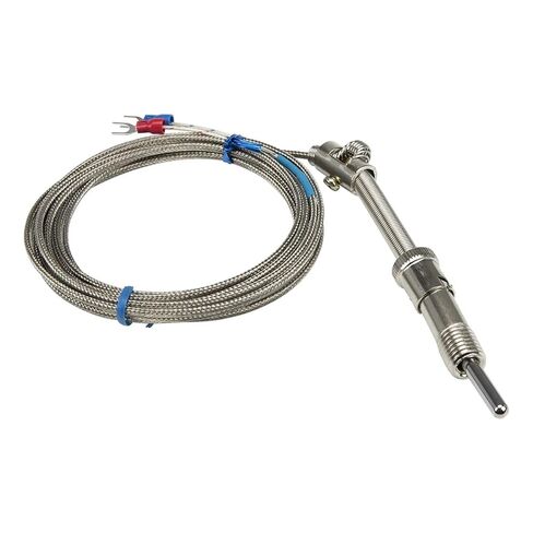 FTARS01 K E J Type 3 metres Metal Braided Cable M12 Pressure Spring 32mm Sleeve Length thermocouple Temperature Sensor WRNT WRET(E M12x1.5) in Saudi Arabia