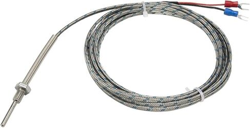 FTARP08 K Type 3 metres Metal screening Cable Flexible Probe sheathed thermocouple Temperature Sensor M6*1(K 3x20mm) in Saudi Arabia