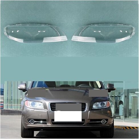 Compatible For Volvo S80 S80L 2009-2015 Headlamp Housing Transparent Mask Cover Headlight Shell Lens(Left) in Saudi Arabia