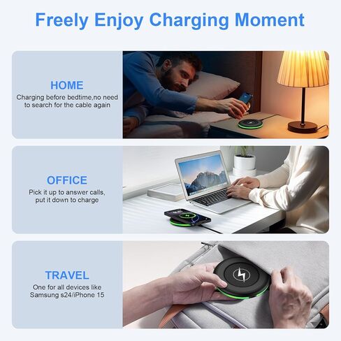 USB Wall Charger, Charging Cube, Sicodo 3Pack Dual Port Charging Block Plug in Cell Phone Charger Box Brick USB Power Adapter for iPhone 16 15 14 13 SE 12 X 8,Samsung Galaxy S24 S23 S22 S21,LG,Moto in Saudi Arabia