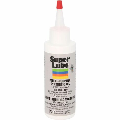 Super Lube 51030 Synthetic Oil with PTFE, High Viscosity, 1 quart Bottle, Translucent White in Saudi Arabia