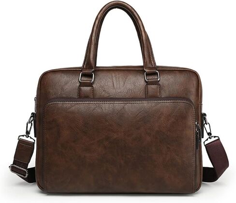 Leather Office Shoulder Bag Envelope Briefcase Laptop Travel Handbag in Saudi Arabia