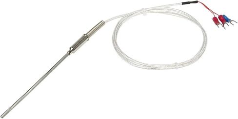 FTARP08 PT100 Type 100mm Flexible Probe 1m FEP Silver Plated Copper Cable sheathed RTD Temperature Sensor(A 5mm Diameter) in Saudi Arabia