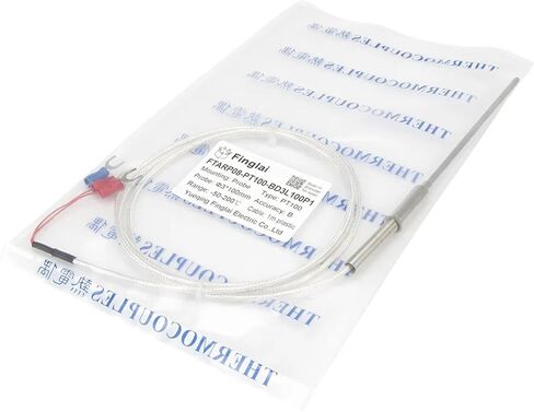 FTARP08 PT100 Type 100mm Flexible Probe 1m FEP Silver Plated Copper Cable sheathed RTD Temperature Sensor(A 5mm Diameter) in Saudi Arabia