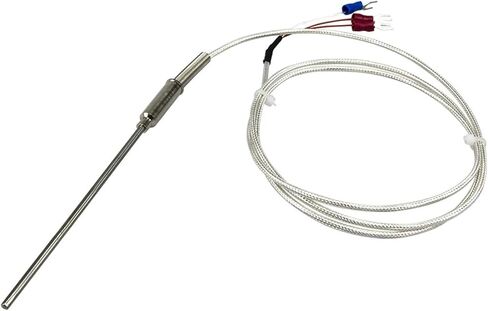 FTARP08 PT100 Type 100mm Flexible Probe 1m FEP Silver Plated Copper Cable sheathed RTD Temperature Sensor(A 5mm Diameter) in Saudi Arabia