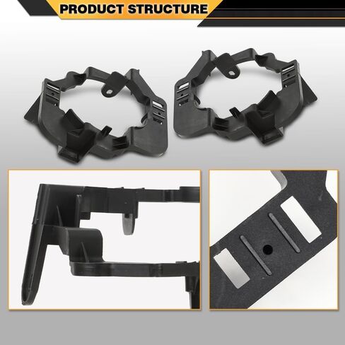 Fog Light Bracket Set Compatible with Nissan Altima S/SE/Base/Hybrid/SL 2007-2009, Fit Nissan Altima 2008-2009 Driver and Passenger Side 26915JA00A in Saudi Arabia