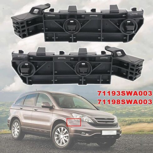Pair Left Right Front Bumper Bracket Beam Mount Support Grille Guide Bracket Retainer for Honda for CRV 2007-2011 71198SWA003 71193 in Saudi Arabia