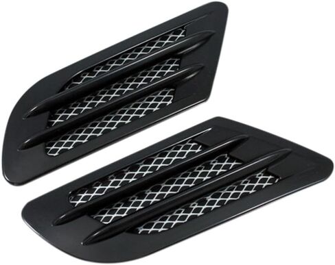 1pair Car Side Air Flow Fake Vent Hole Cover Mudguard Intake Grille Duct Decoration Auto Cool Sticky Exterior Decor in Saudi Arabia
